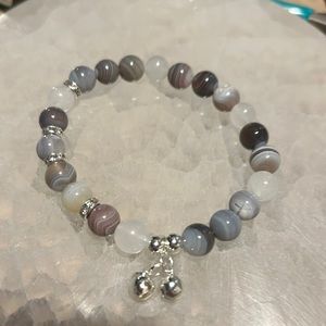 Handmade bracelet Botswana agate